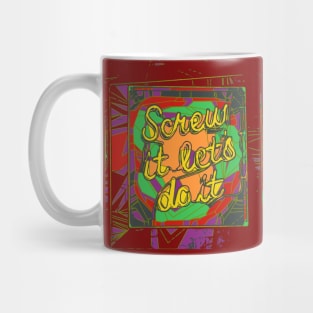 Runners, Screw it lets do it motivation Mug